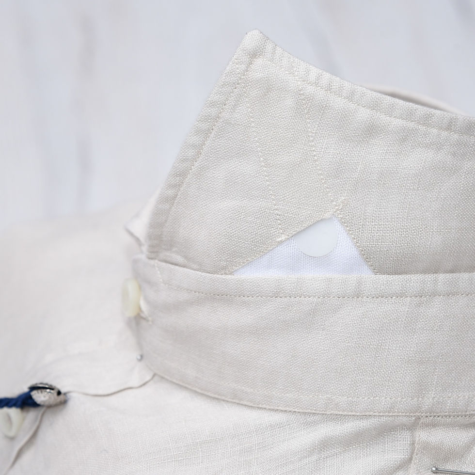 Miniature : Camicia in Lino con collo Francese
