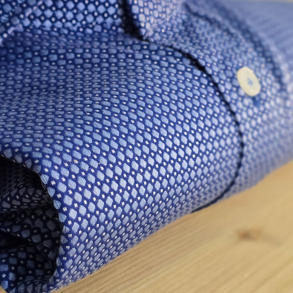 Miniatura: DB944 - Camicia in Cotone collo Napoletano