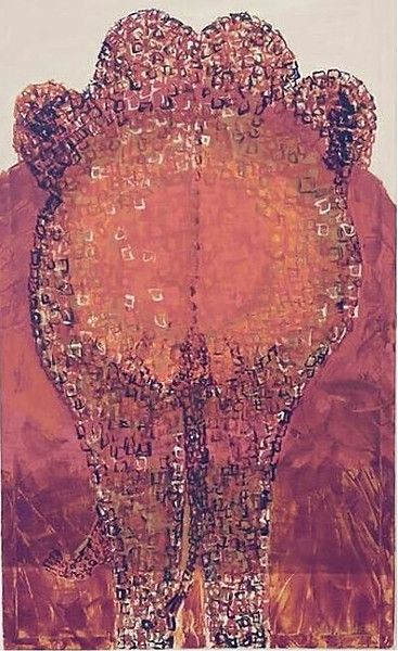 Contemporary South Asian Artist Mueen Saeed painting exebition at Shangri-La