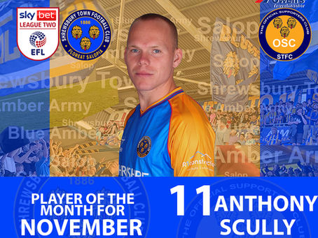 Player of the Month - November 2025