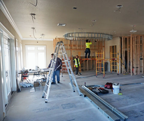 Picture of the Tollgate Crossing Clubhouse under construction