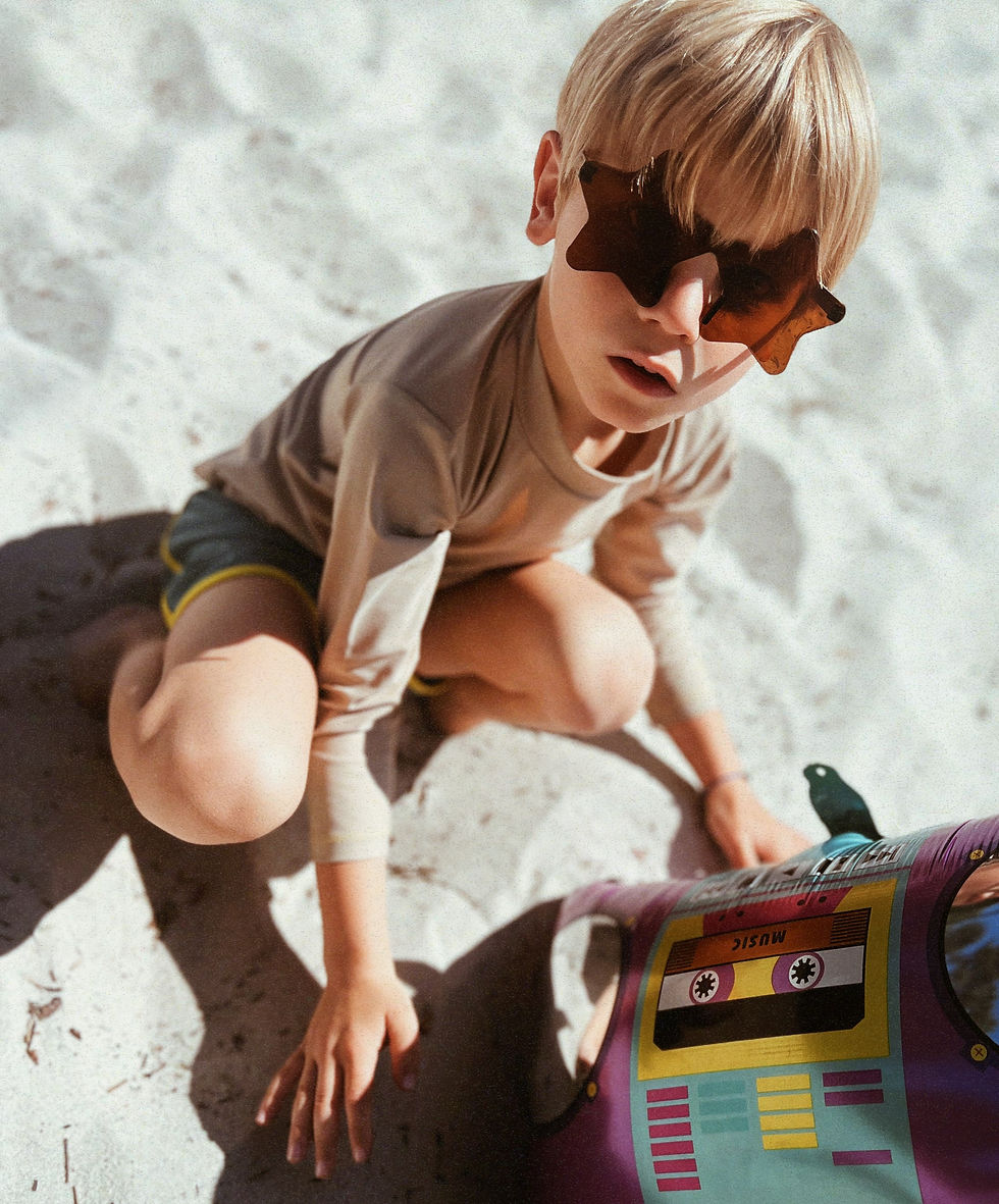 Thumbnail: t shirt anti-uv plage enfant
