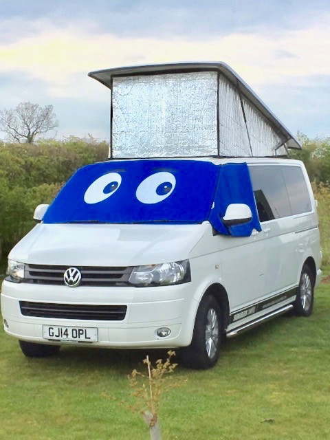 VW Campervan with Thermal Wrap & Thermal Front Screen Cover