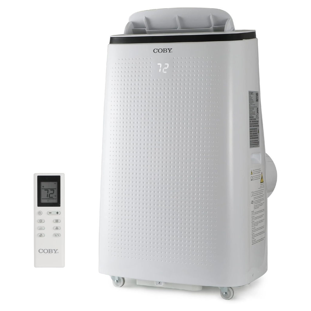 COBY CBPAC1080H 15000 BTU Portable AC H/C