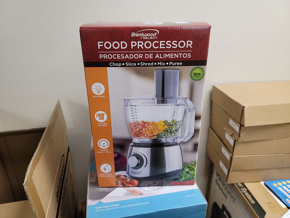 Thumbnail: Brentwood Select FP-581 Stainless Steel Food Processor, 9-Cup