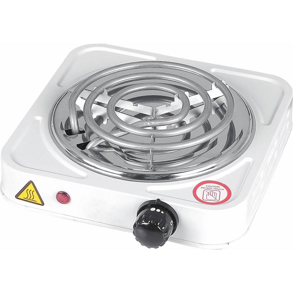 Emerald Samson SM-STV-2600 Electric Single Burner in White