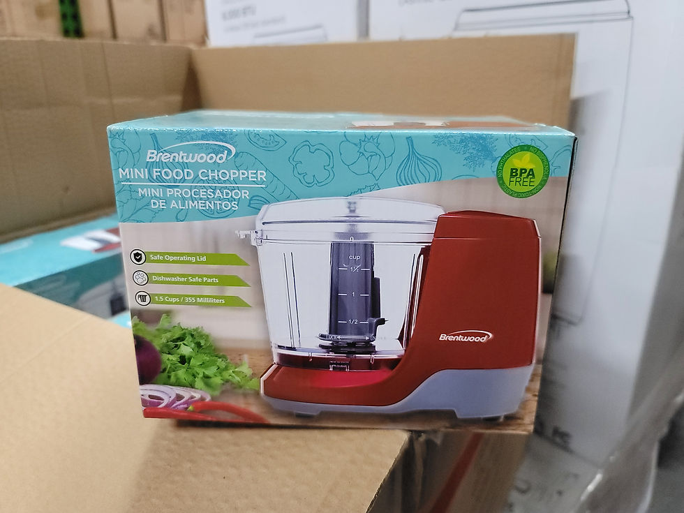 Thumbnail: Brentwood MC-109R 1.5 Cup Mini Food Chopper, Red