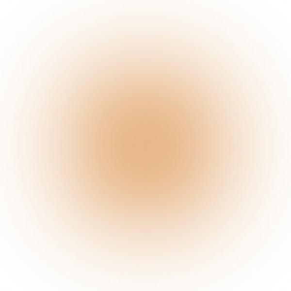 Orange circle background with several colored lines and shapes.