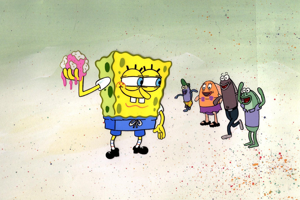 LAST ONE BEST ONE Production Cel from WALKING SMALL #6054