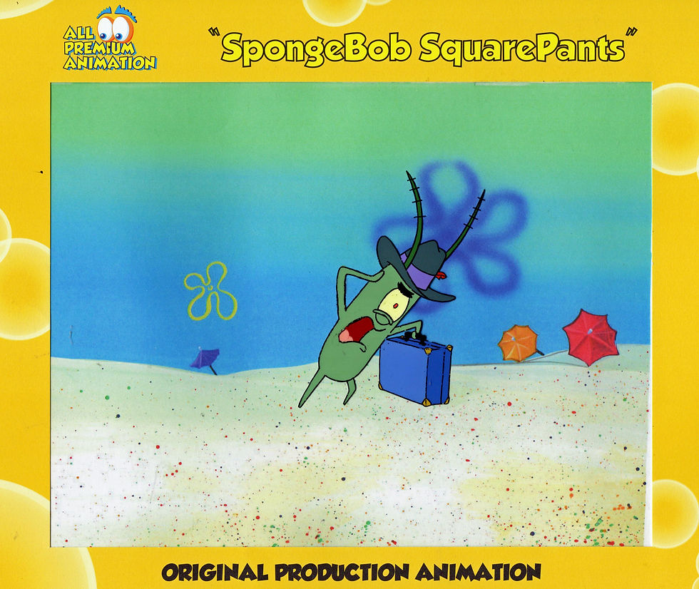 Thumbnail: VERY CUTE ! Production Cel OF PLANTON #11020" WALKING SMALL"