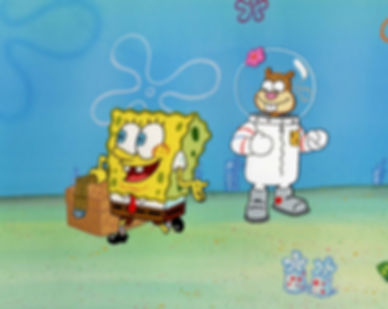 BOTH GUYS GREAT !   PRODUCTION Cels from "KARATE CHOPPER" #11127