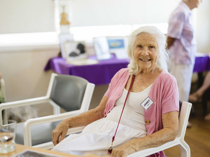 Omnicare Client at the Seniors Hub learning about changes to Aged Care with Support at Home starting 1 November