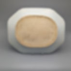 Thumbnail: Chinese Export Porcelain Blue & White Floral Platter - reverse