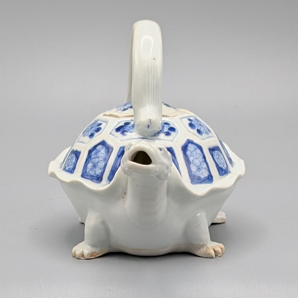 Thumbnail: Edo Period Arita Tortoise Form Teapot