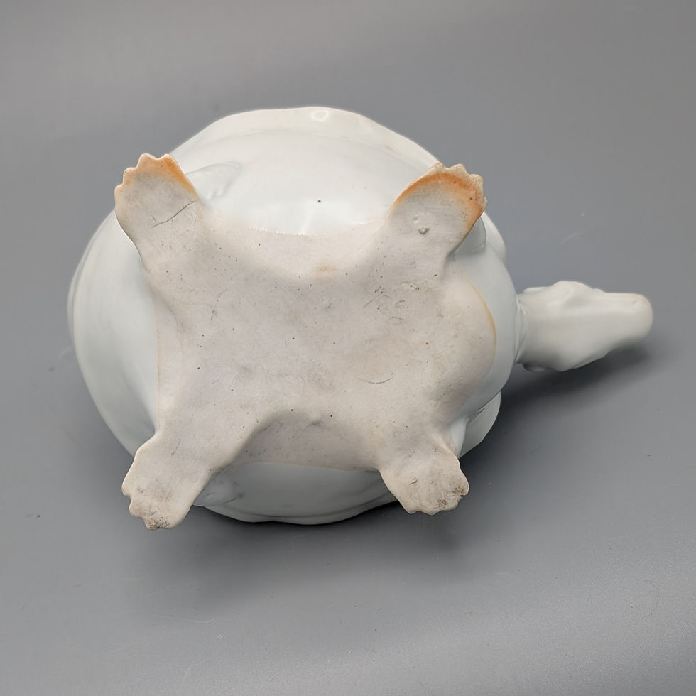 Thumbnail: Edo Period Arita Tortoise Form Teapot