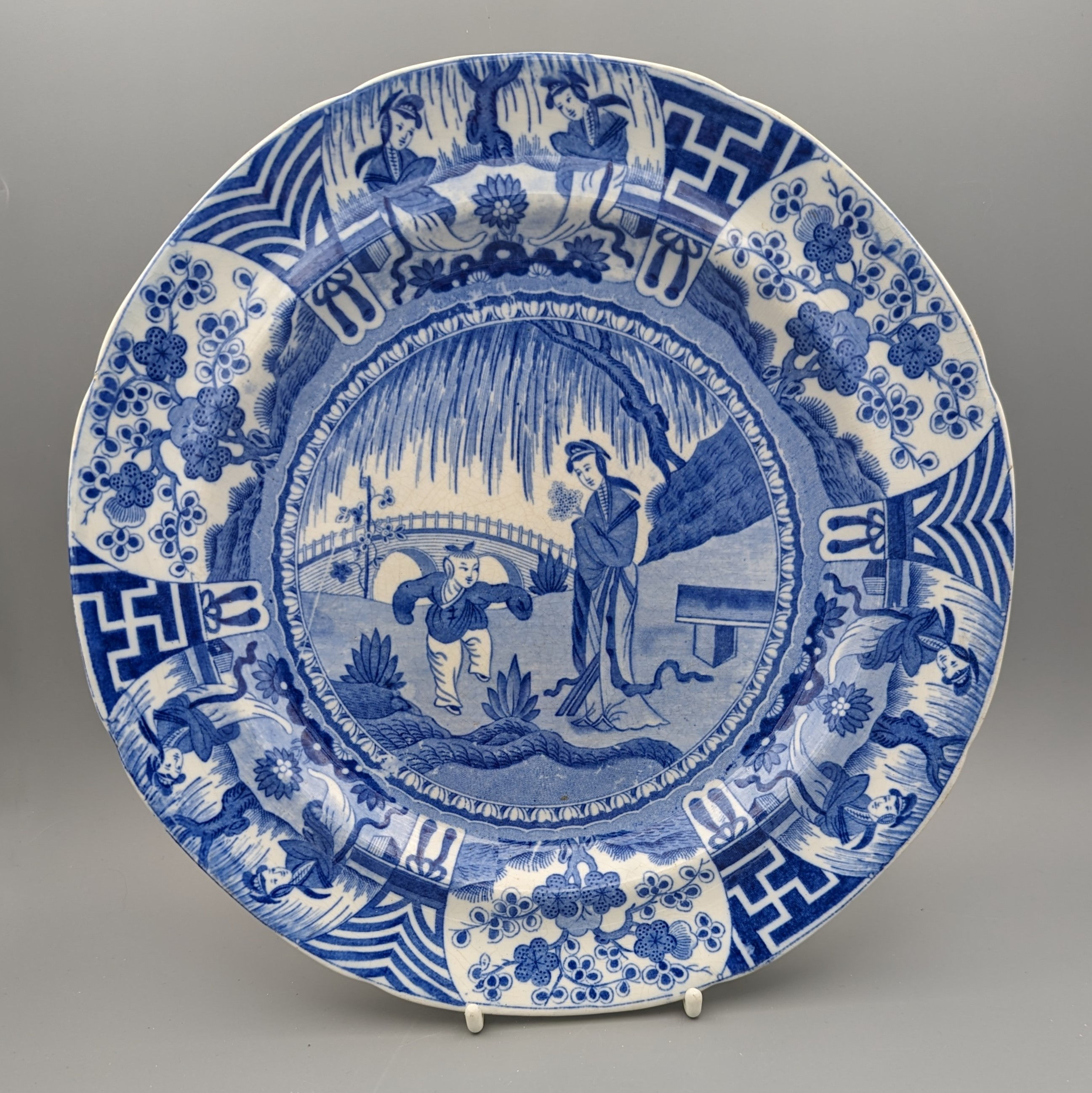 “Lange Lijsen” Spode Plate