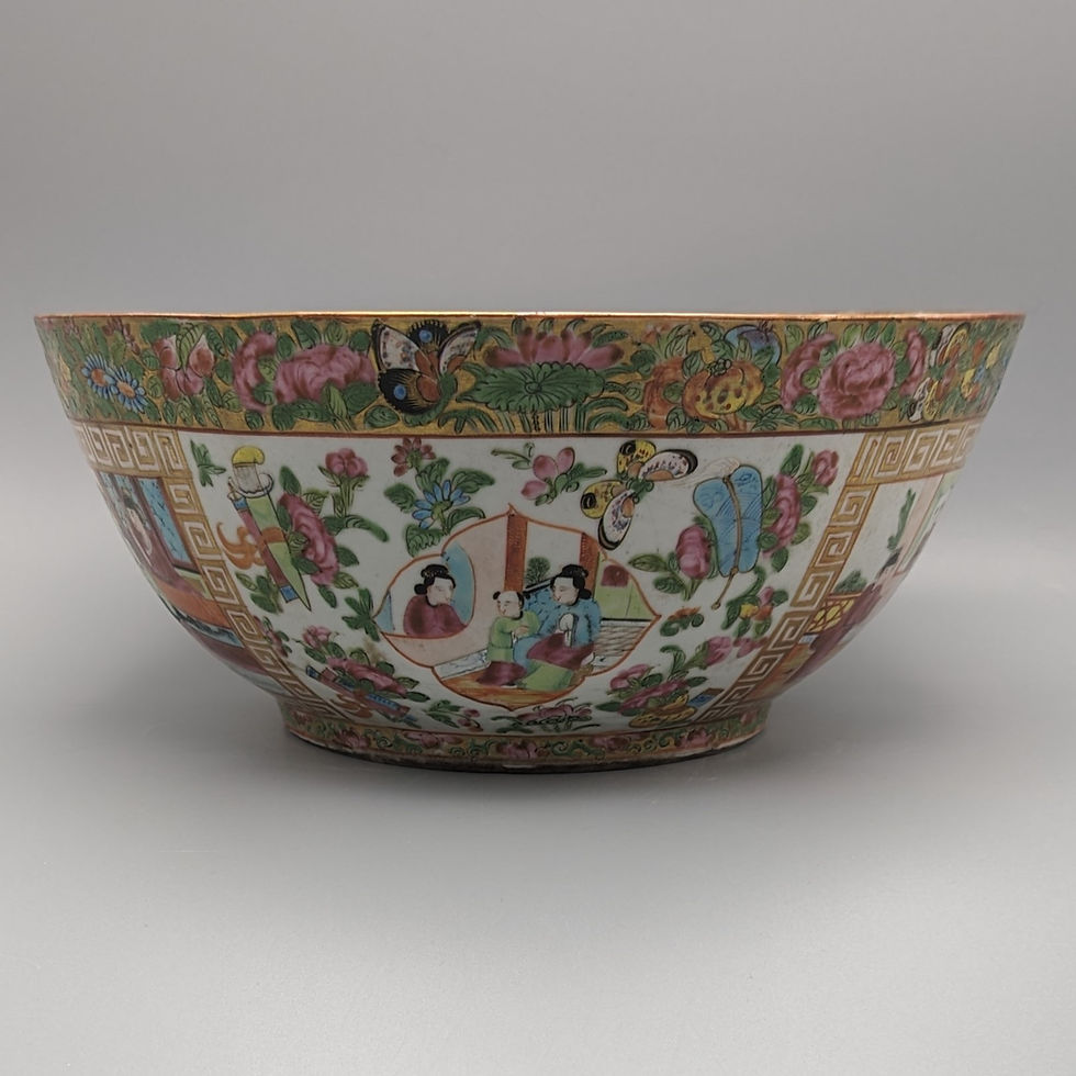 Thumbnail: Rose Mandarin Bowl - side 4