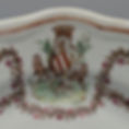 Chinese Export French Market Armorial Plate with Floral Design