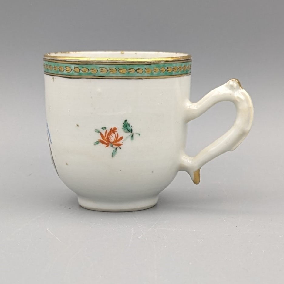 Miniature : Chinese Export Dutch Pseudo-Armorial and Monogrammed Cup