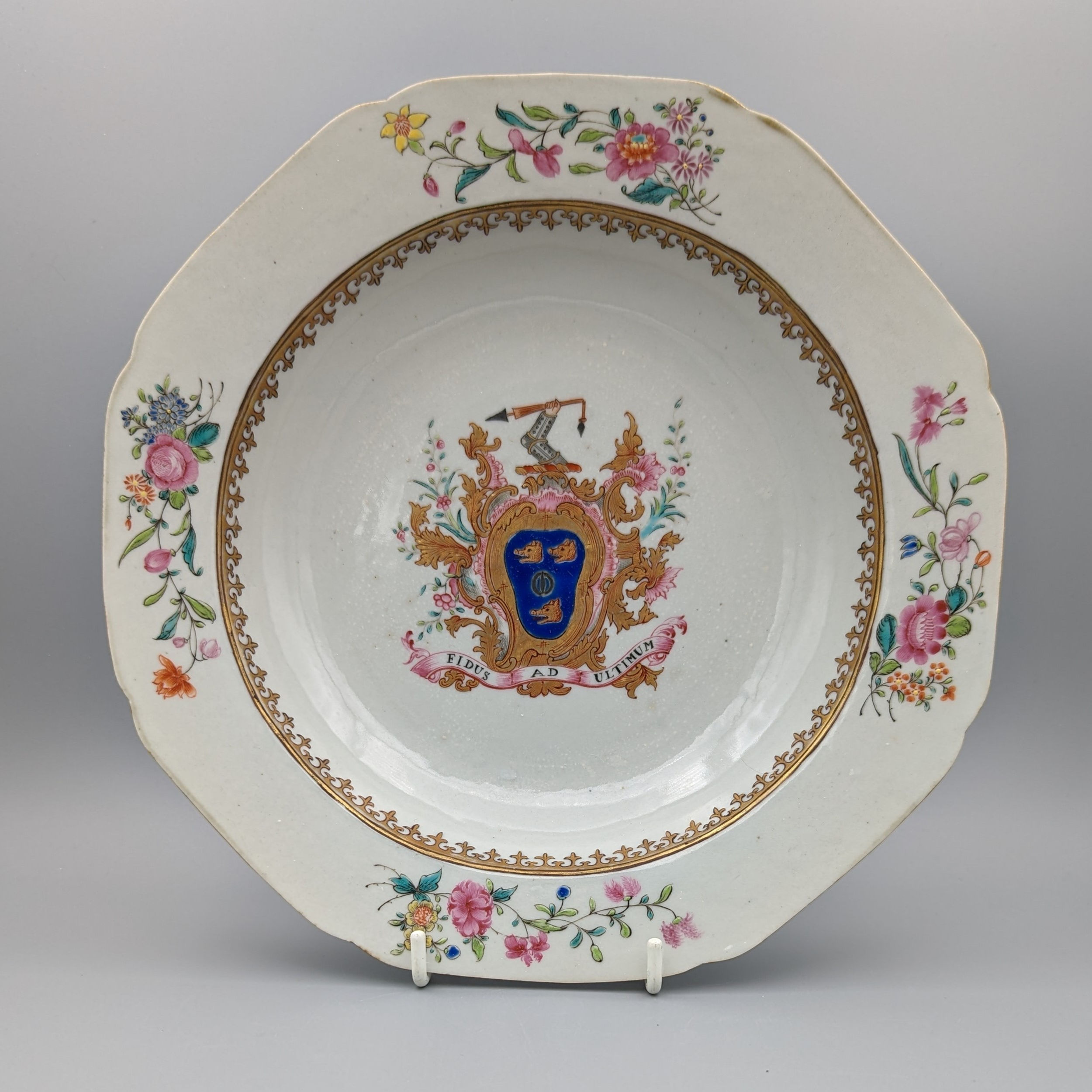 Chinese Export Armorial Plate - Ferguson