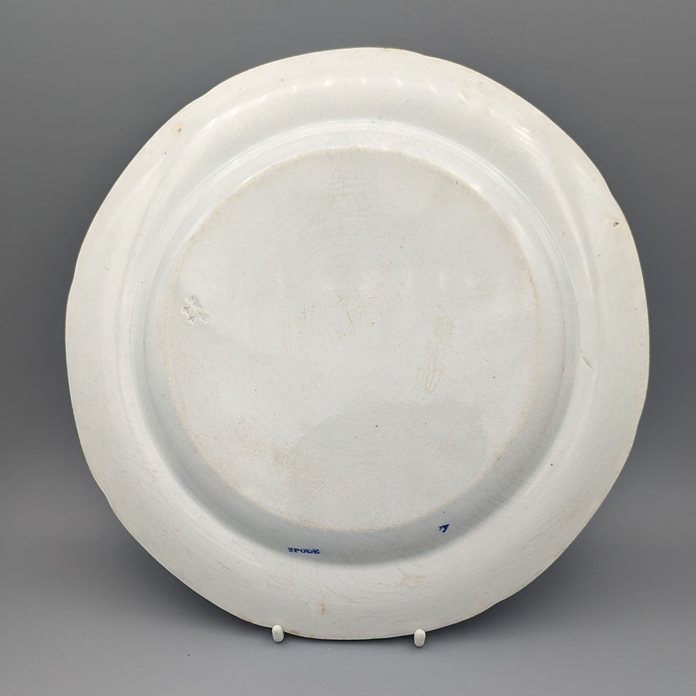 Thumbnail: “Lange Lijsen” Spode Plate - reverse