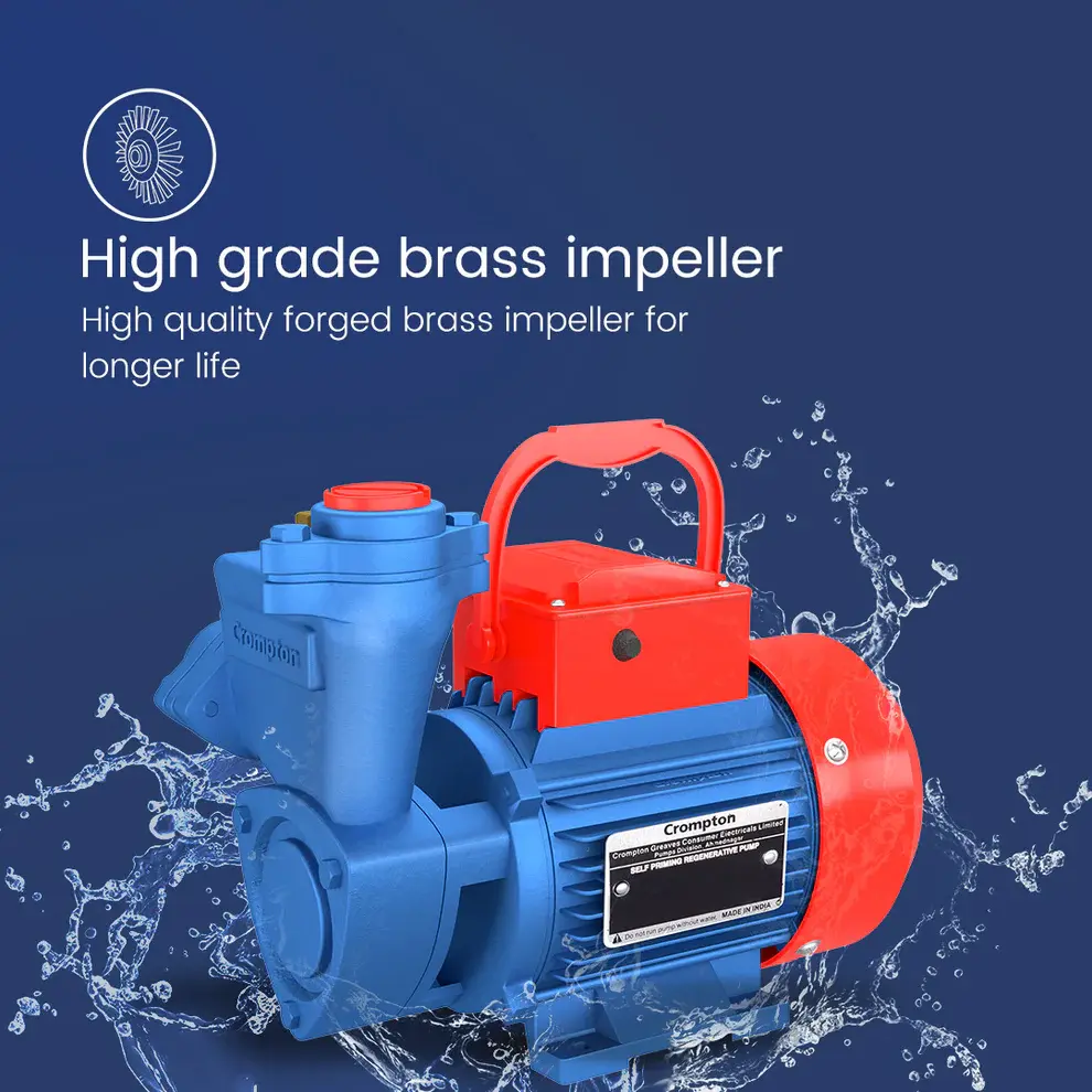 CROMPTON MINI MARVAL (I) PUMP 1 HP 40% तेज भरे 12 महीने की वारंटी