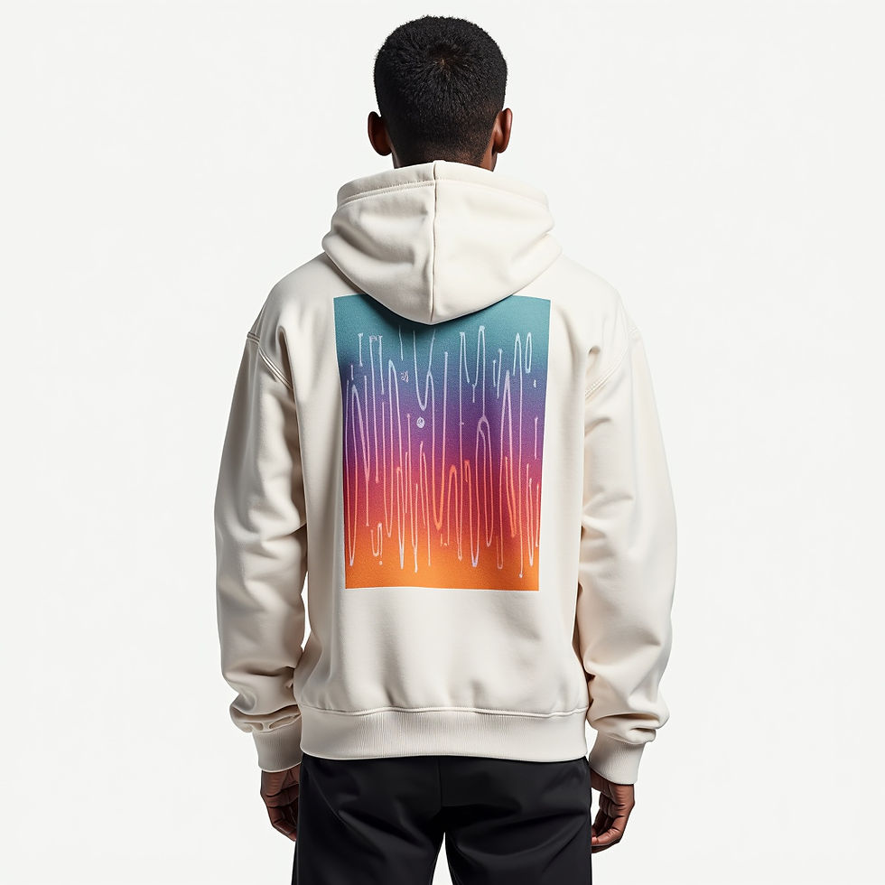 Abstract Frequency Hoodie
