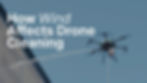 Drone cleaning a building facade showing how wind impacts spray control and cleaning accuracy