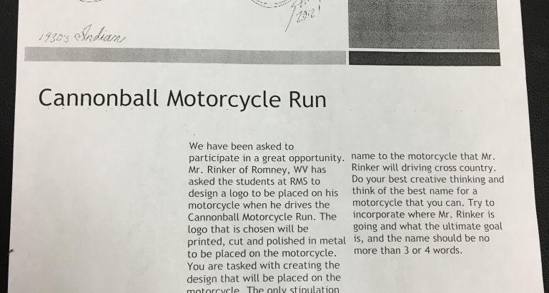 Romney Middle School Students Along For the Ride