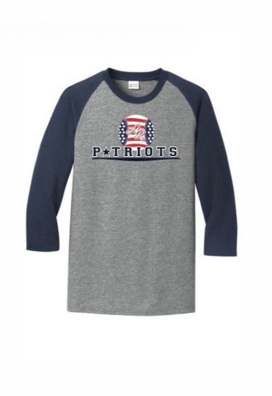 Softball Fan T-Shirt - Gray/Navy