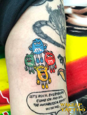 M&M’s Tattoo|Phuket Thailand|Wake up Tattoo