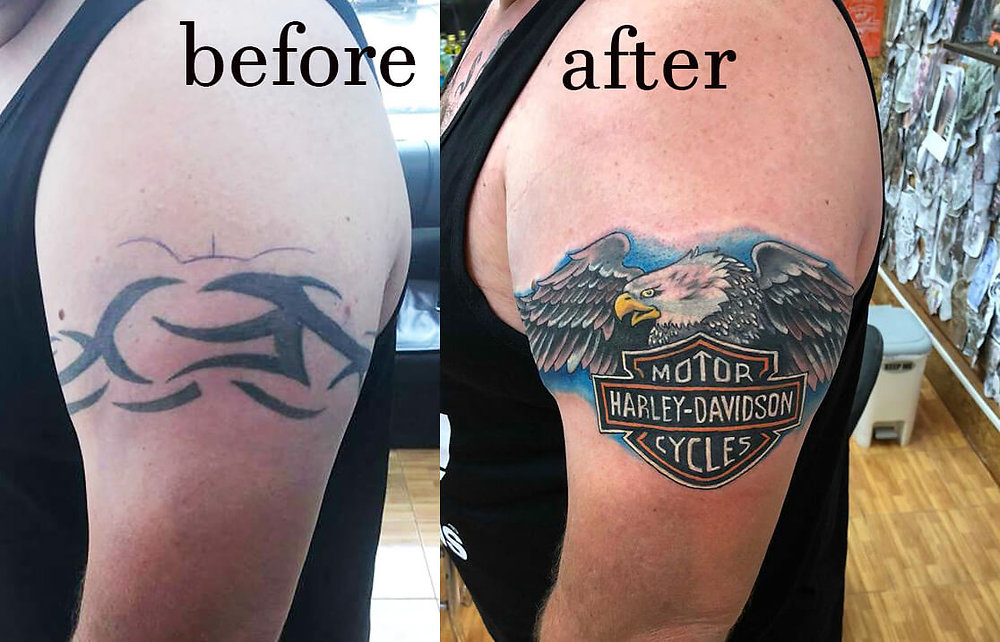 CALEE HARLEY BORDER tattoo studio yamad Harley Davidson