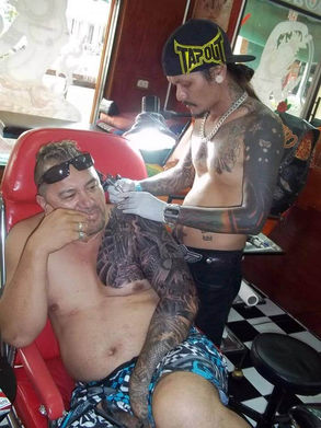 Artist is Pu Thailand by Wake up tattoo Phuket