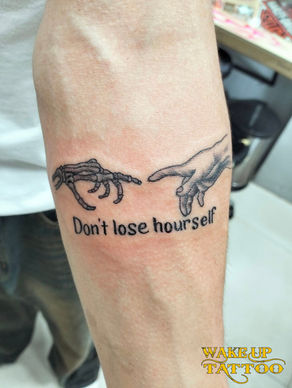 Finger tattoos|Thailand Phuket|Wake up Tattoo