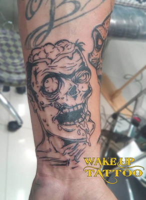 New Zombi tattoo by Wake up Tattoo Phuket