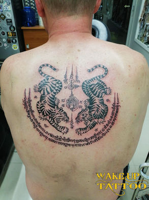 Yant Suer Koo | Sak Yant | Wake up Tattoo Phuketプーケット