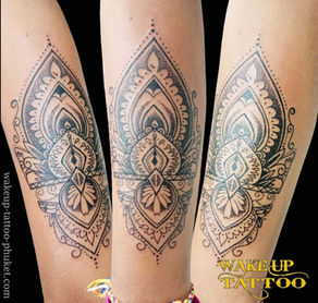 Mandala hand Tattoo | Phuket Patong | Wake up Tattoo