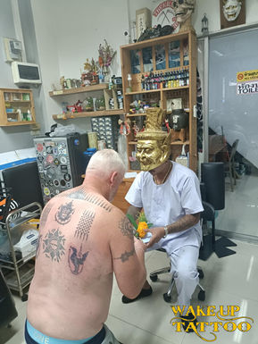 Sak Yant Thailand|Phuket Patong ajarn|Wake up Tattoo