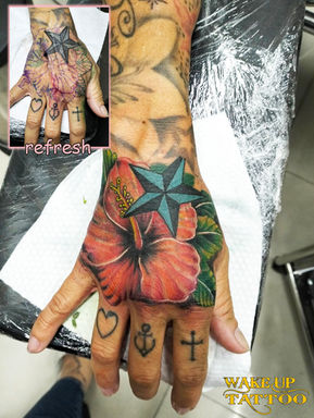 Tattoo reftesh design|Thailand Phuket|Wake up Tattoo