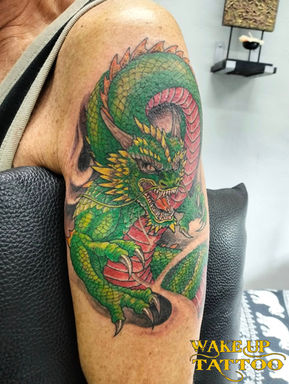 Dragon Tattoo|Phuket Thailand|Wake up Tattoo