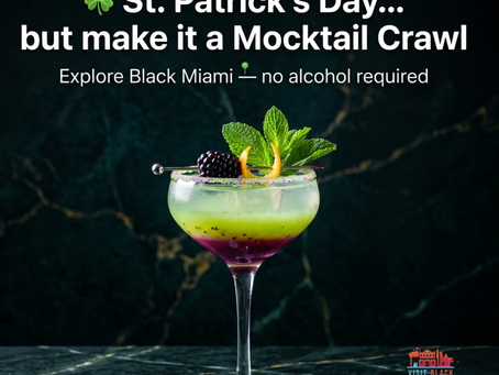 A St. Patrick's Day Mocktail Crawl in Black Miami