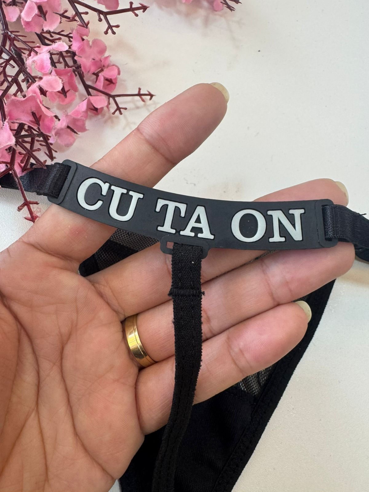 YAFFA CALCINHA FRASES NEON CU TA ON PRETA Y5078