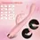 Miniatura: VIBRADOR COM ESTIMULADOR ROSA MLVE3818-RS