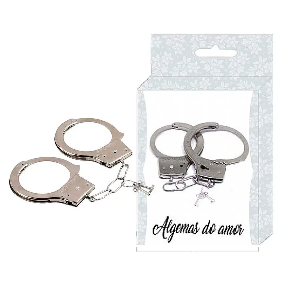 ALGEMA DO AMOR EM METAL COM CHAVE SEXY IMPORT 6179