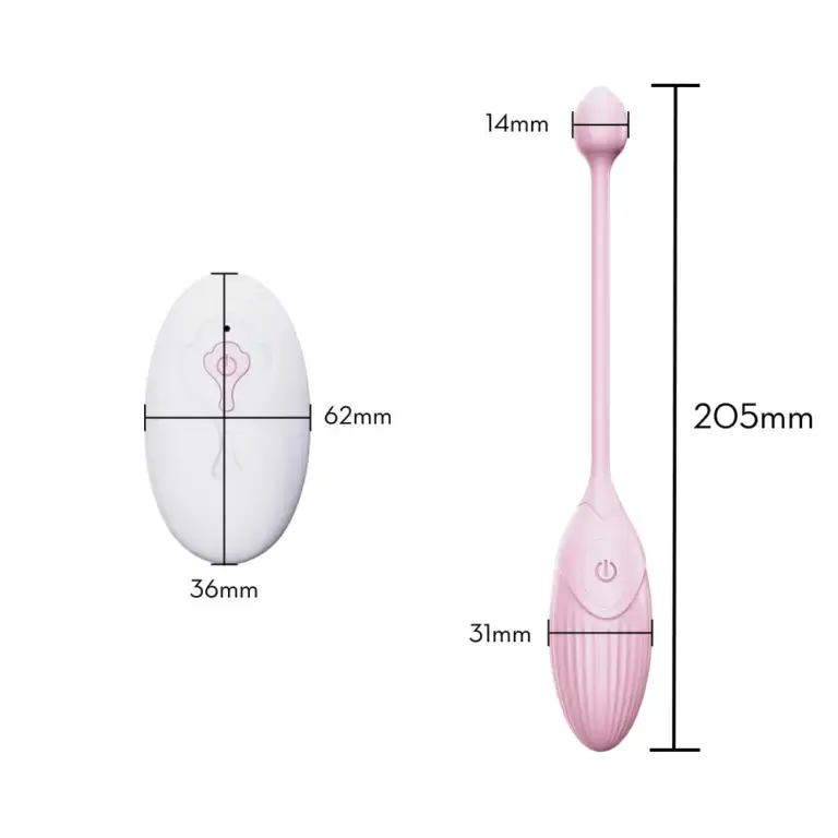 Miniatura: VIBRADOR CAPSULA VIBRATORIA  COM CONTROLE REMOTO MLCC1038 ROSA