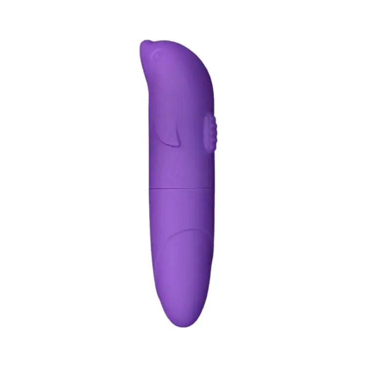 PONTO G GOLFINHO AVELUDADO DUPLO ESTIMULO  ROXO  MBA1088