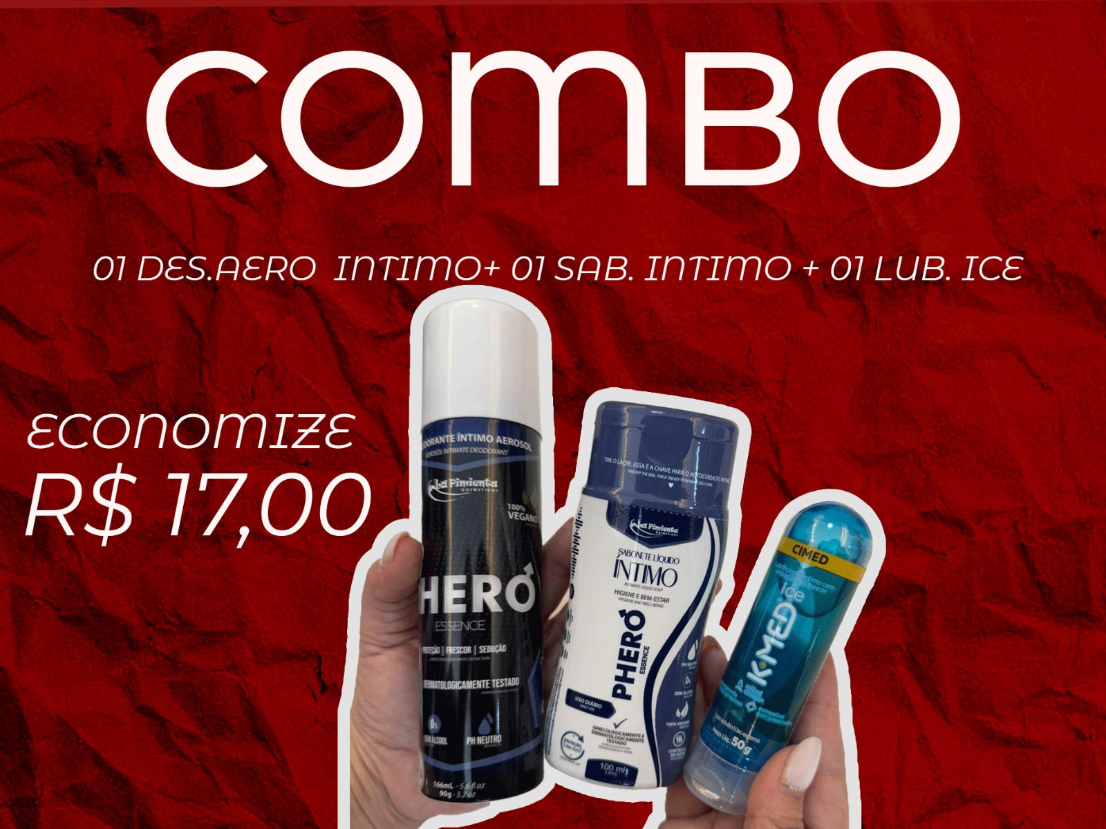 COMBO ICE MAN DESODORANTE + SABONETE+ LUB ICE