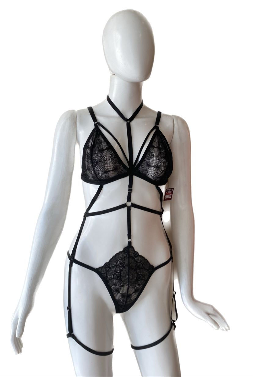 BODY DOMINADORA PRETO REF0520