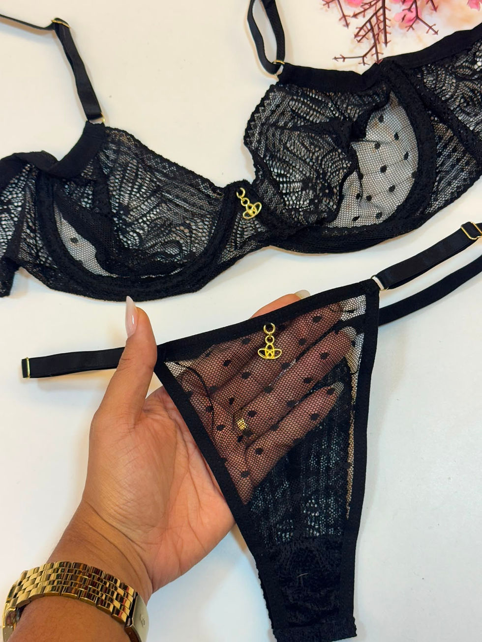 Miniatura: CONJUNTO MEIA NOITE PRETO M