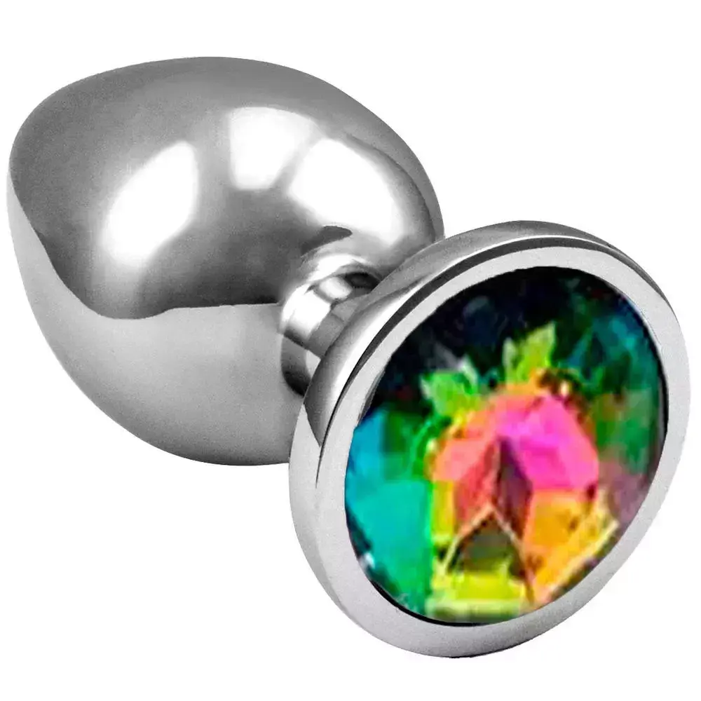 PLUG ANAL EM JOIA TRANSLUCIDO TAMANHO P